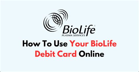 biolife debit card website